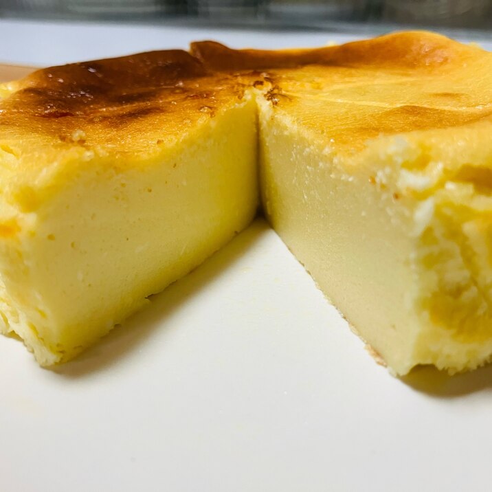 簡単！シンプルなバスク風チーズケーキ